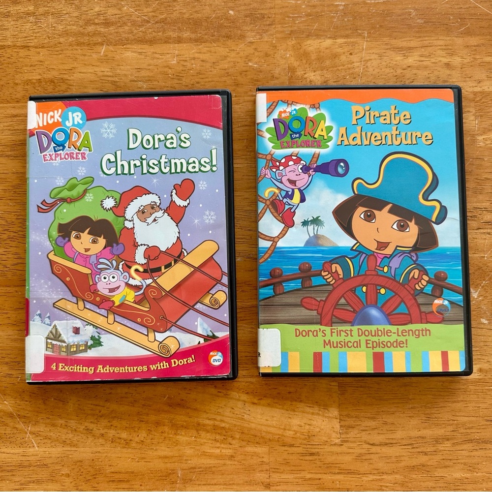 Dora the Explorer DVD Set - Dora’s Christmas & Dora’s Pirate Adventure